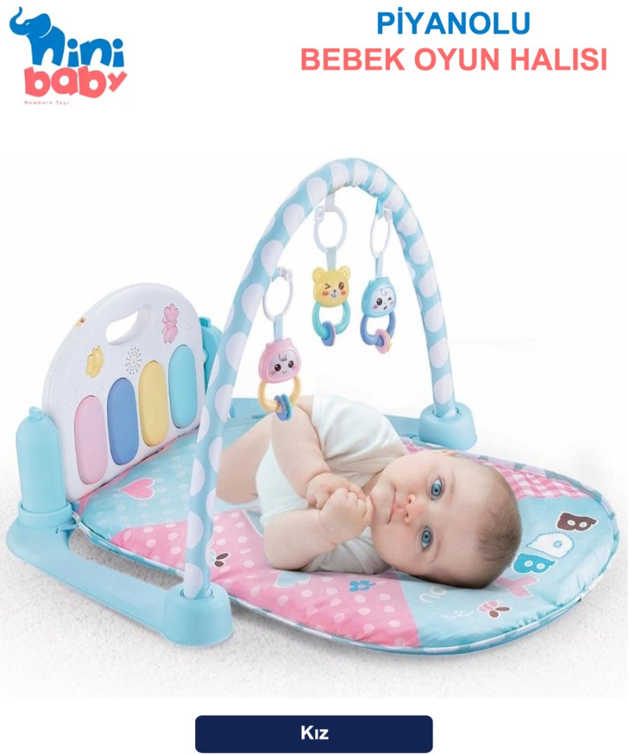 Piyanolu Büyük Bebek Oyun Halısı