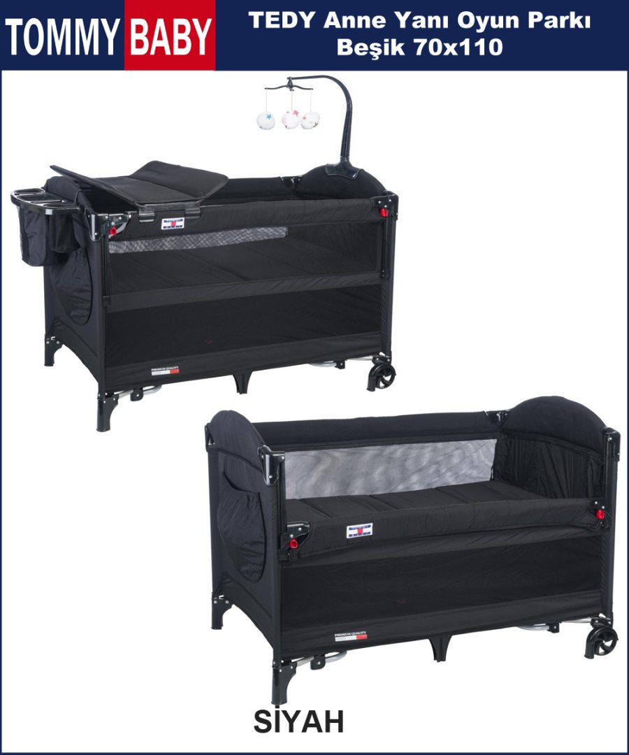 Tedy Anne Yanı Oyun Parkı Park Beşik (70x110)