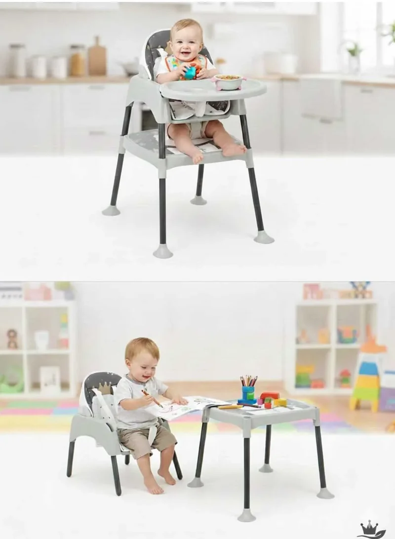 Baby Feeding 3in1 Çalışma Masalı Mama Sandalyesi